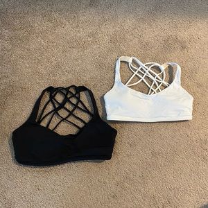 Pair of 2 LULULEMON Free to be Wild Bras